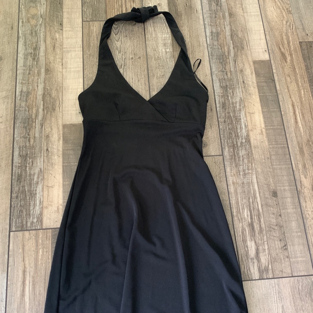 Express black halter dress size 2